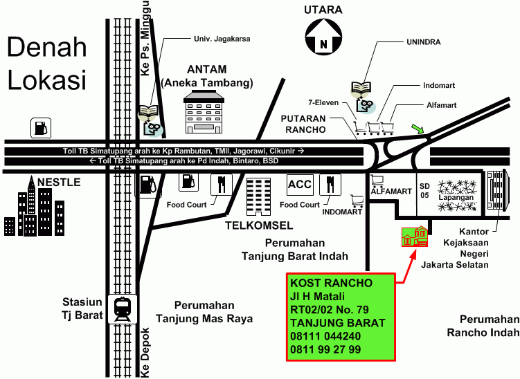 Kost Jakarta Selatan TB Simatupang, www.kost.xyz