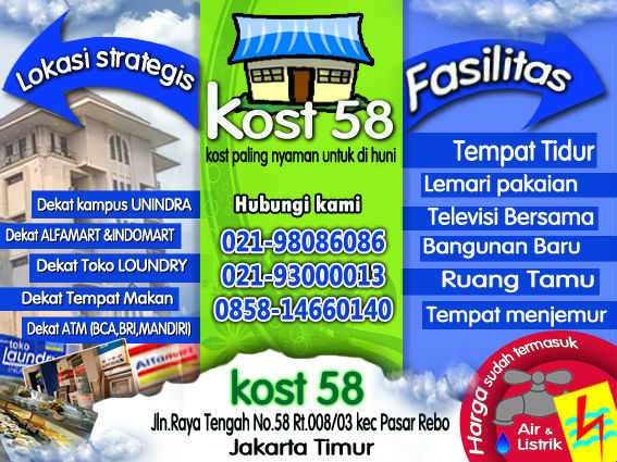 Kost58 Kost Kp Gedong Jakarta Timur